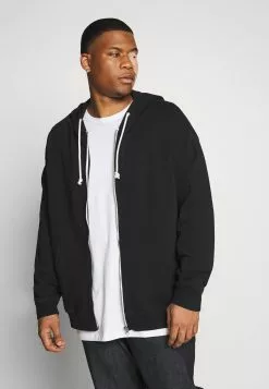 Pier One Zip-Up Sweatshirt - Black
