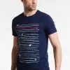 Pier One Print T-Shirt - Navy