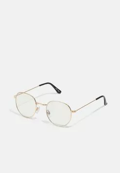 Pier One Unisex - Blue Light Glasses -Gold- Coloured