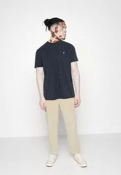 Pier One 5 Pack - Basic T-Shirt - Dark Blue/White/Red