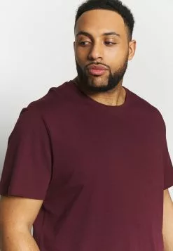 Pier One 2 Pack - Basic T-Shirt - Dark Blue/Bordeaux -Pier One Shop 75b9cd712cb74ea5b97c41eb3b6bede8