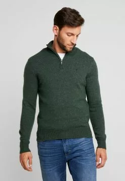 Pier One Jumper - Mottled Dark Green