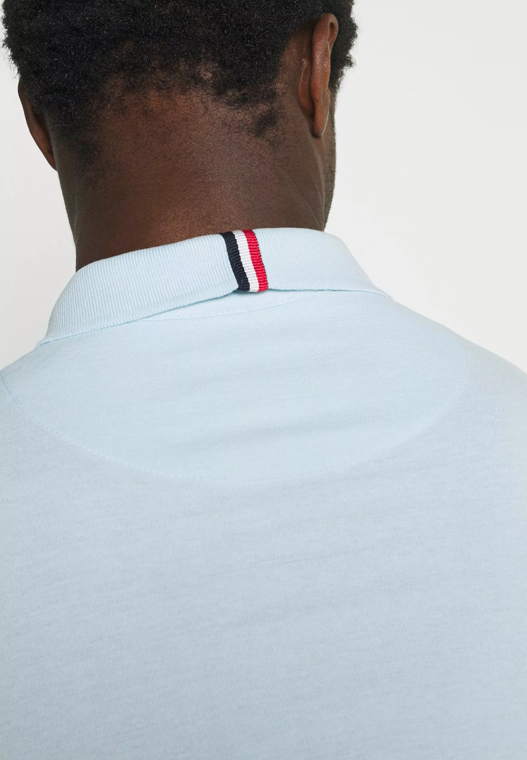 Pier One Tricolore Trim- Polo Shirt - Light Blue 5 Pier One Tricolore Trim- Polo Shirt - Light Blue - Image 5