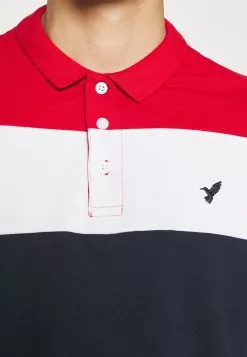 Pier One Polo Shirt - Red/White/Dark Blue -Pier One Shop 77fecd7f6e784808ac07dd8df08bd3eb