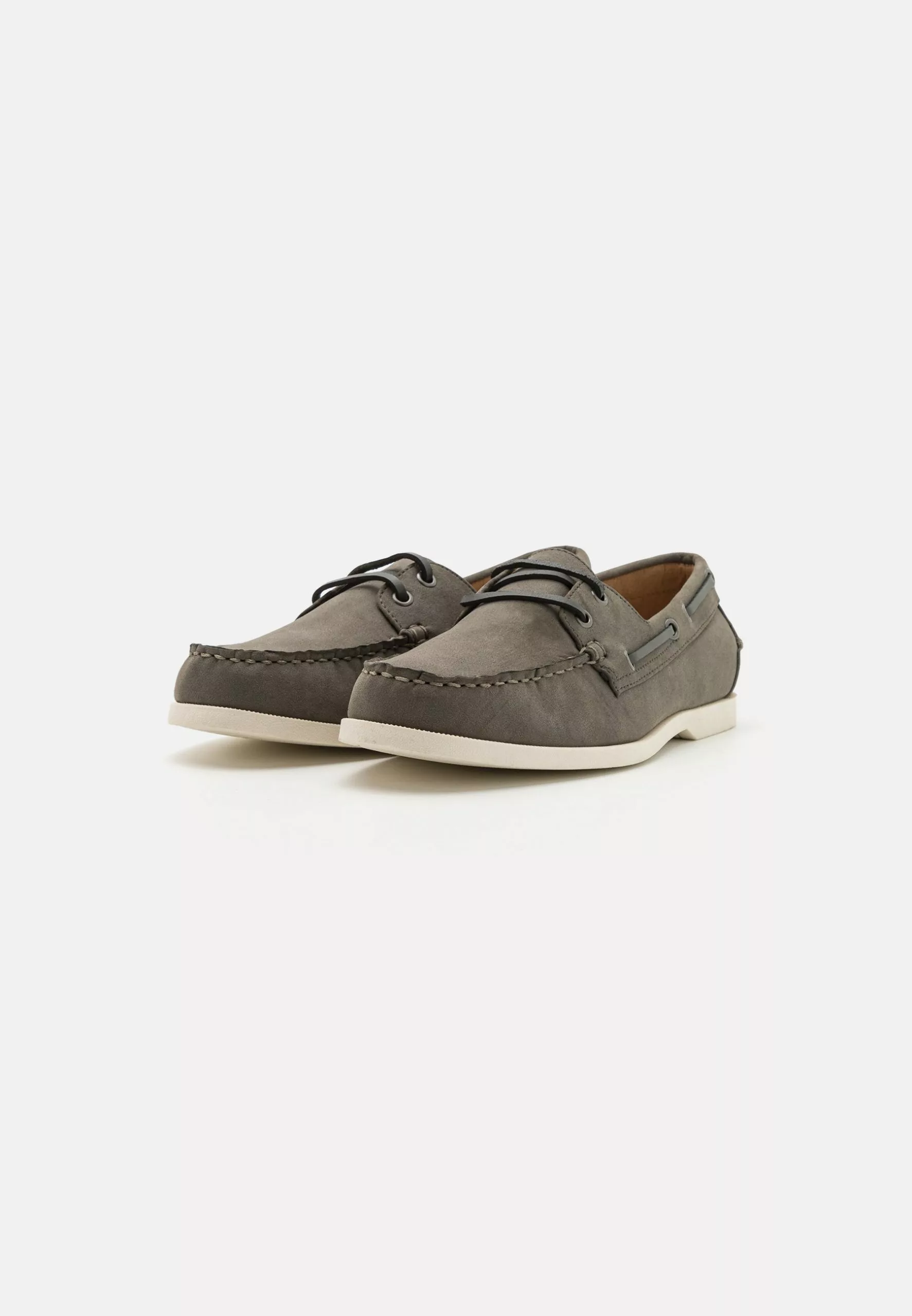 Pier One Boat Shoes - Grey 2 Pier One Boat Shoes - Grey - Image 2