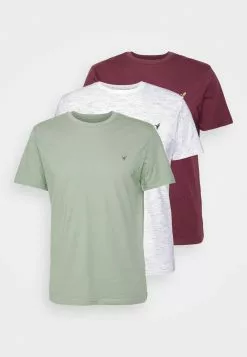 Pier One 3 Pack - Basic T-Shirt - Off-White/Bordeaux/Mint 14 Pier One 3 Pack - Basic T-Shirt - Off-White/Bordeaux/Mint -Pier One Shop 7f1520e84b4b4a0887f6c635d2c31b24