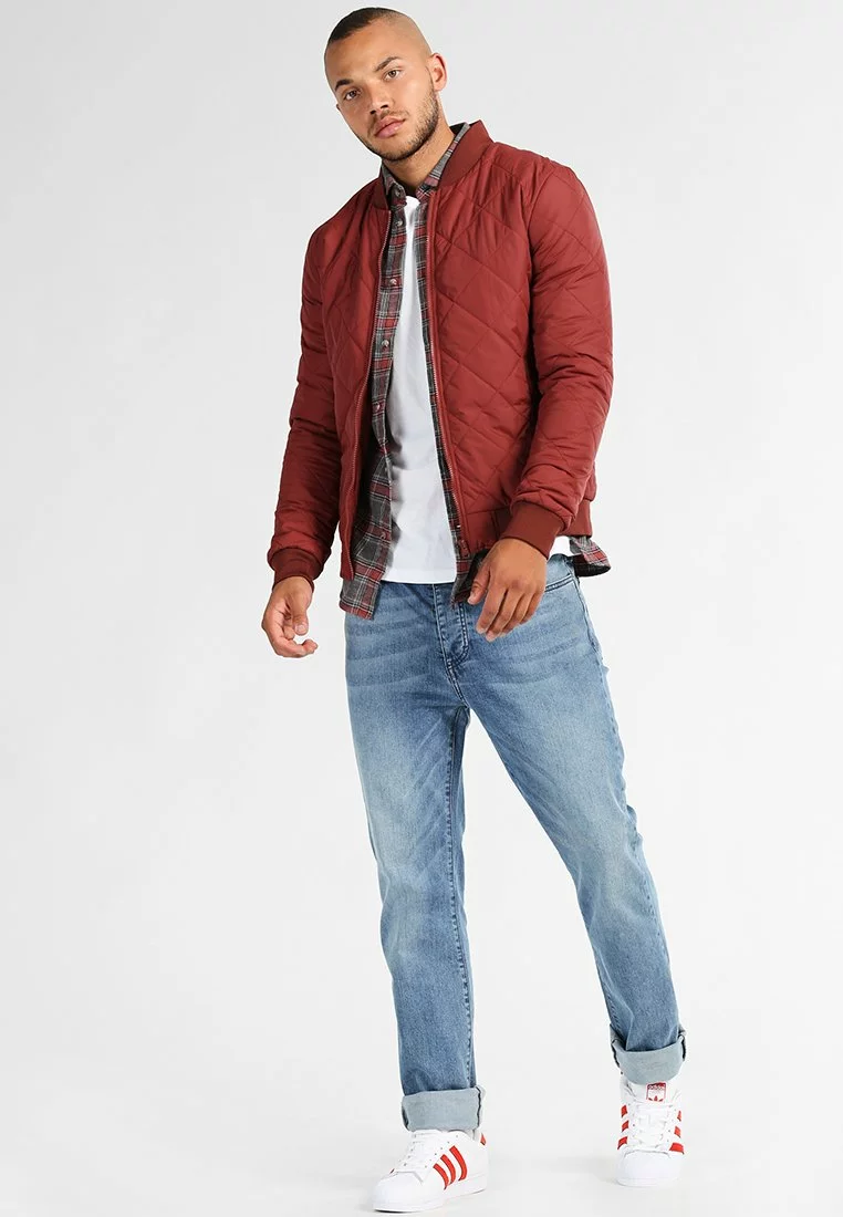 Pier One Shirt - Grey/Coral 2 Pier One Shirt - Grey/Coral - Image 2