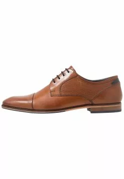 Pier One Smart Lace-Ups - Cognac
