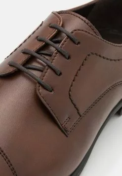 Pier One Leather - Lace-Ups - Brown -Pier One Shop 8240763bed14427cad21398f82ec0951