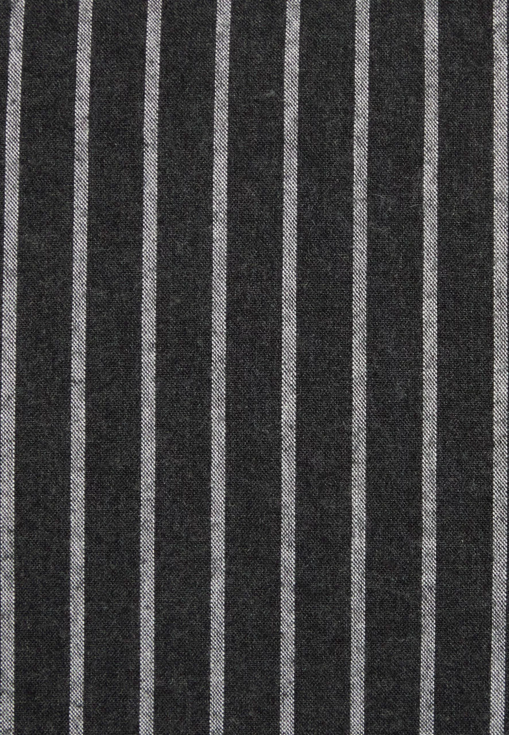 Pier One Flannel Stripes- Shirt - Dark Grey 3 Pier One Flannel Stripes- Shirt - Dark Grey - Image 3