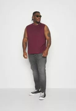 Pier One 2 Pack- Top - Black/Bordeaux