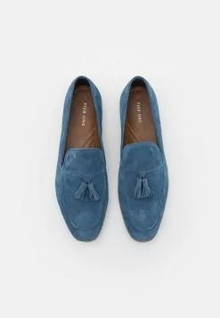 Pier One Leather - Slip-Ons - Blue -Pier One Shop 88169eccd947430599894098376803be