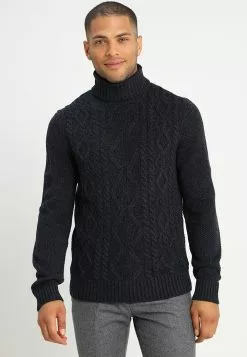 Pier One Jumper - Mottled Dark Blue