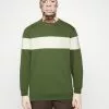 Pier One Sweatshirt - Khaki/Off-White