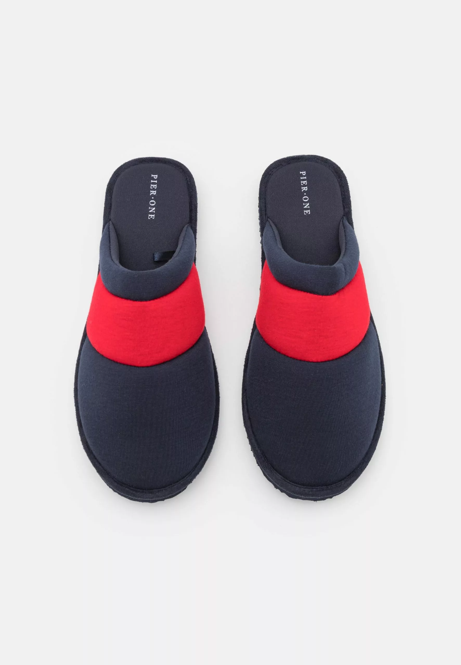 Pier One Unisex - Slippers - Dark Blue/Red 4 Pier One Unisex - Slippers - Dark Blue/Red - Image 4