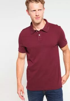 Pier One Basic - Polo Shirt - Bordeaux