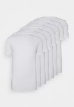 Pier One 7 Pack - Basic T-Shirt - White