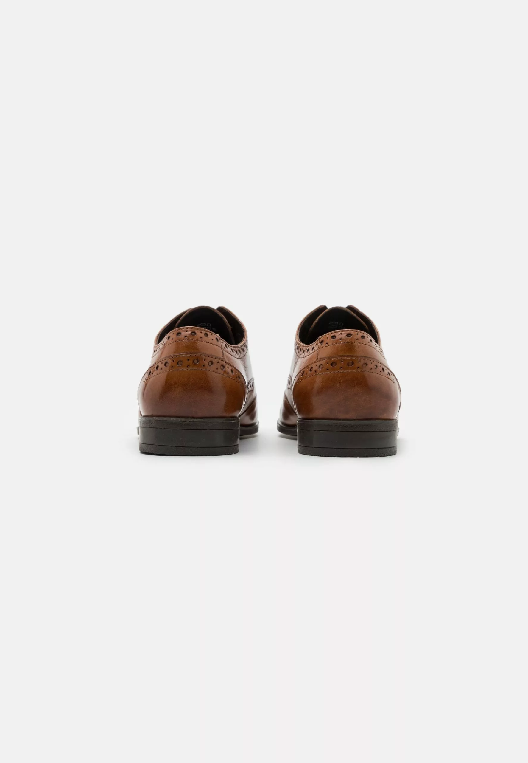 Pier One Leather - Smart Lace-Ups - Cognac 3 Pier One Leather - Smart Lace-Ups - Cognac - Image 3