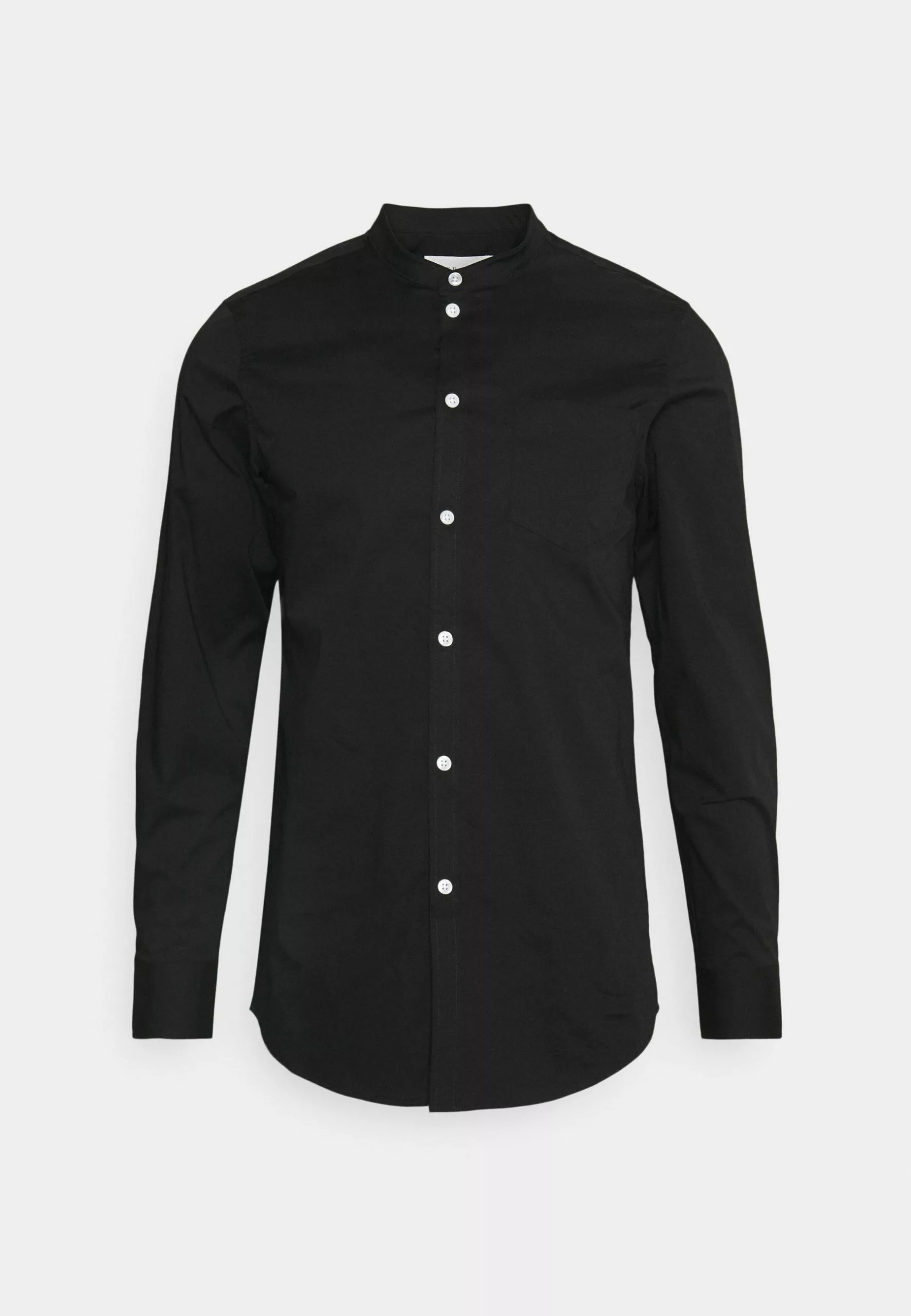 Pier One Muscle Fit Stand- Shirt - Black 6 Pier One Muscle Fit Stand- Shirt - Black - Image 6