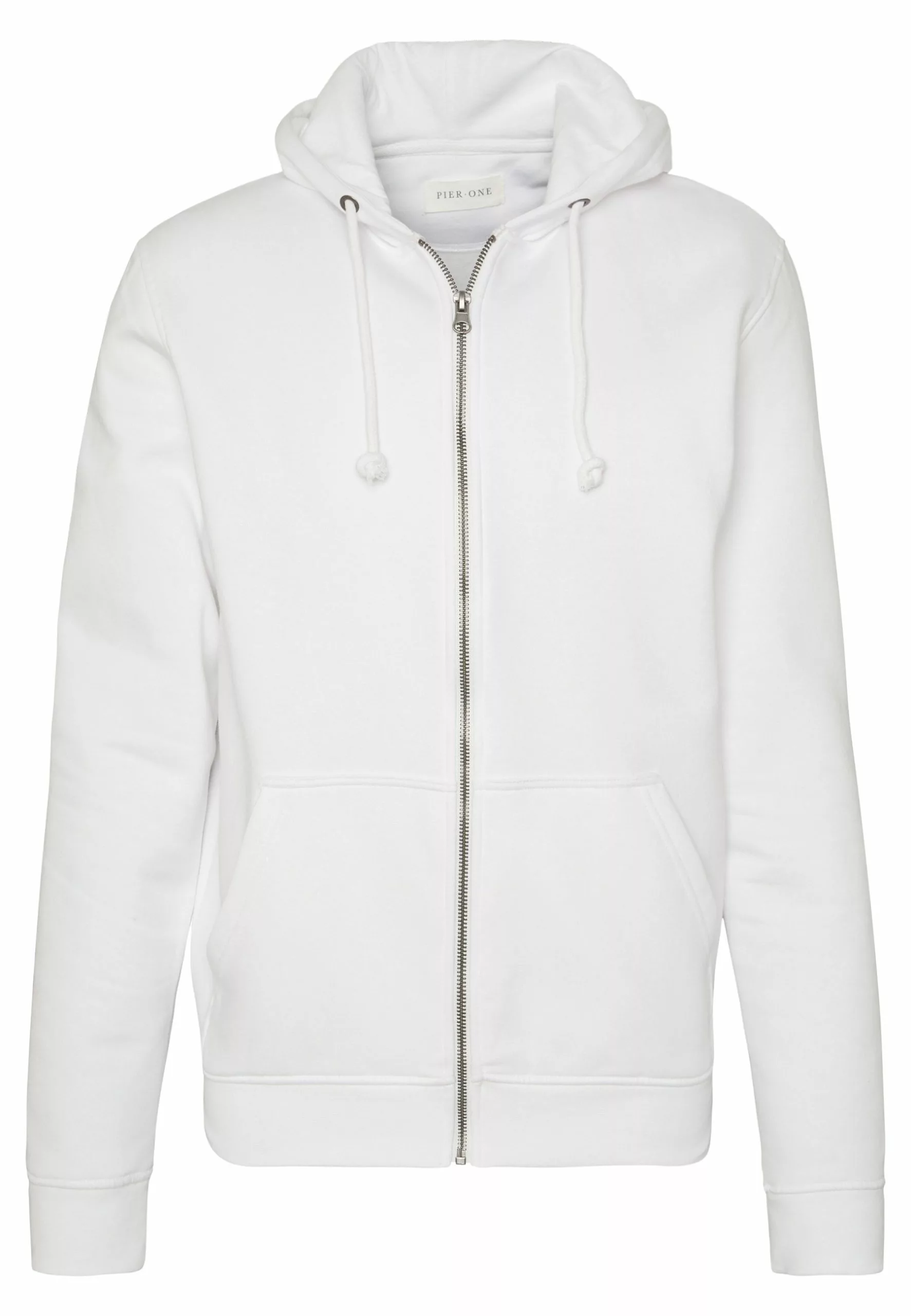 Pier One Zip-Up Sweatshirt - White 5 Pier One Zip-Up Sweatshirt - White - Image 5