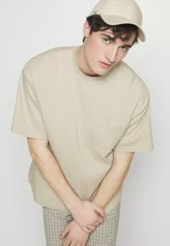 Pier One Basic T-Shirt - Beige -Pier One Shop 9ec49de4e17d477cafc4f77aa4f6354c