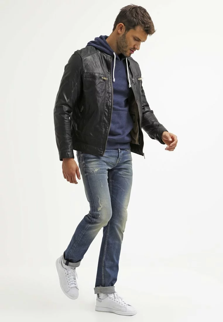 Pier One Hoodie - Dark Blue Melange 2 Pier One Hoodie - Dark Blue Melange - Image 2