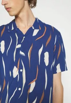 Pier One Contemporary Art Regular Resort- Shirt - Blue -Pier One Shop a0518d679d4f43c280b131d270852c8b