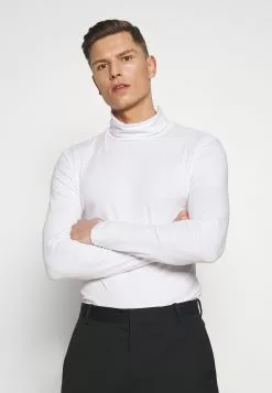 Pier One 2 Pack - Long Sleeved Top - White/Black -Pier One Shop a236e23de24943c2b31da887f93fc262