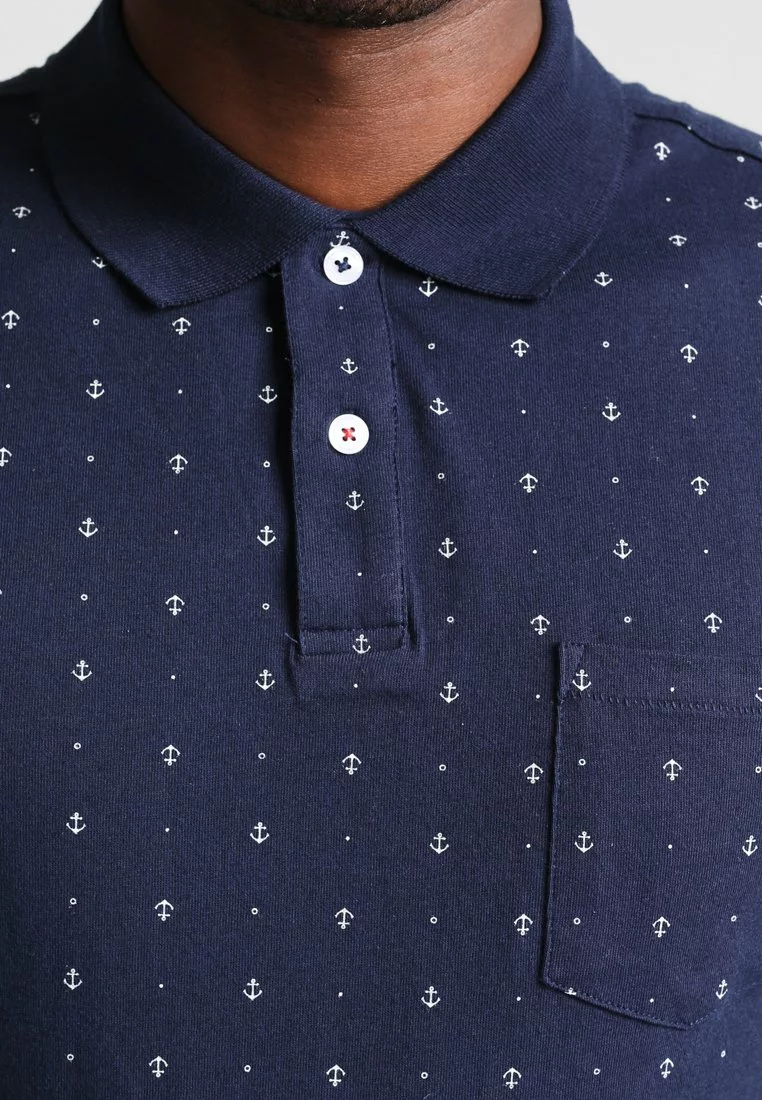 Pier One Polo Shirt - Dark Blue 4 Pier One Polo Shirt - Dark Blue - Image 4
