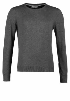Pier One Basic Crewneck - Jumper - Dark Grey Melange -Pier One Shop a544139b03e5432e9796573c491ff748