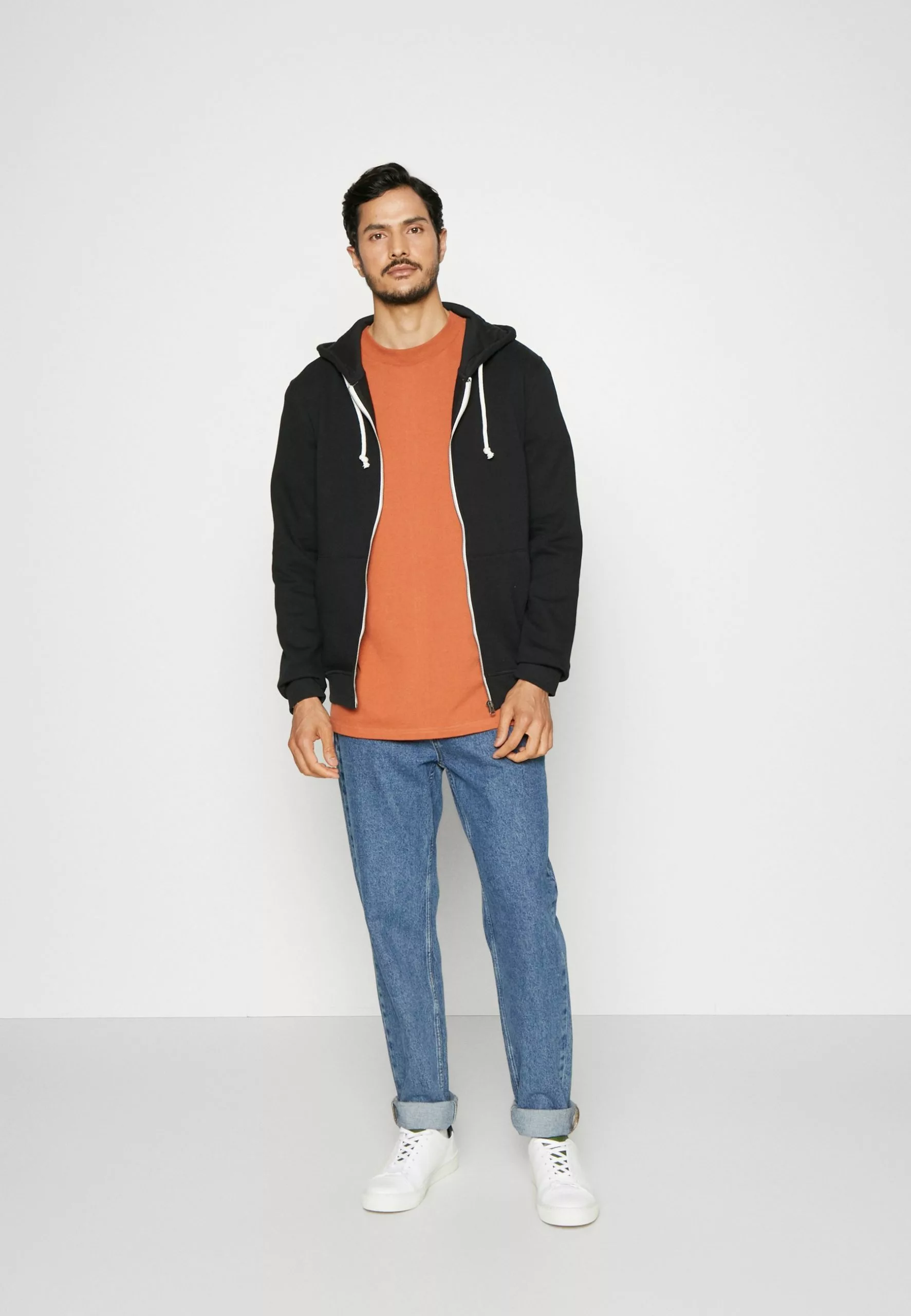 Pier One 2 Pack - Zip-Up Sweatshirt - Black/Mottled Light Grey 1 Pier One 2 Pack - Zip-Up Sweatshirt - Black/Mottled Light Grey