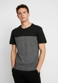 Pier One Print T-Shirt - Black