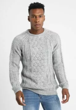 Pier One Jumper - Mottled Light Grey