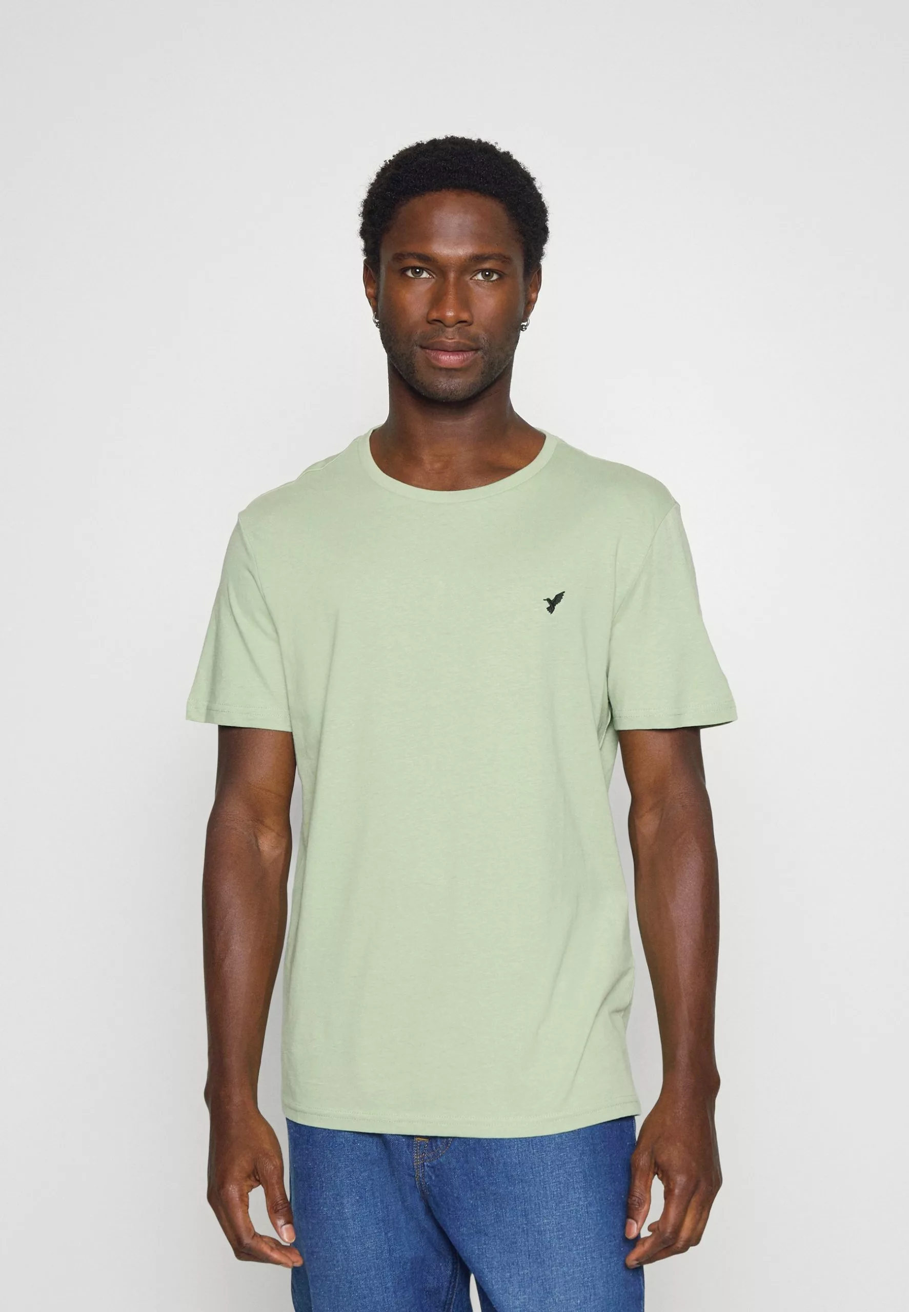 Pier One 5 Pack - Basic T-Shirt - White/Blue/Stone 6 Pier One 5 Pack - Basic T-Shirt - White/Blue/Stone - Image 6