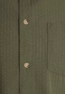 Pier One Seersucker Kent- Shirt - 604 - Olive -Pier One Shop b43028cf2a8c4606a7086c0feac5c927