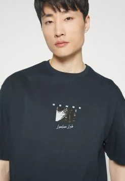 Pier One Sense Tee- Print T-Shirt - Dark Blue -Pier One Shop b603fa303cad41eca4bdbcf3153eb53e