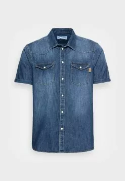 Pier One Shirt - Dark Blue -Pier One Shop b6ee51e631194355aebae36299543383