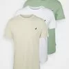 Pier One Birdie - Basic T-Shirt - White/Off-White/Green