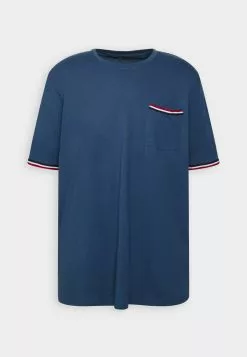 Pier One Print T-Shirt - Dark Blue