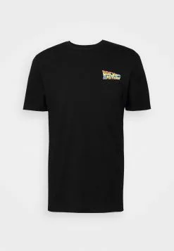 Pier One Print T-Shirt - Black