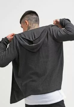 Pier One Cardigan - Mottled Dark Grey -Pier One Shop bea149fe85464cfc9895f311915f78d6