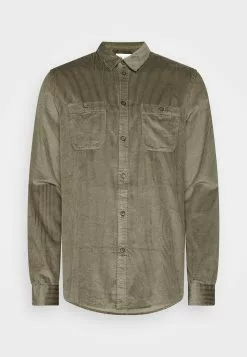 Pier One Corduroy Overshirt - Shirt - Khaki
