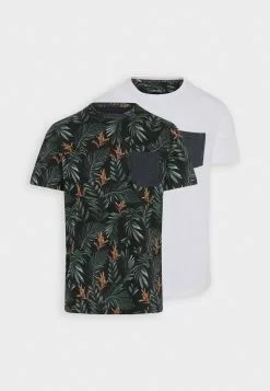 Pier One 2 Pack - Print T-Shirt - White/Multi-Coloured -Pier One Shop c1a418d383a743a8bbcc8fe1e02693fc