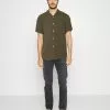 Pier One 2 Pack - Shirt - Olive/Black