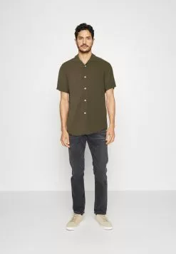 Pier One 2 Pack - Shirt - Olive/Black