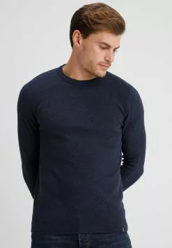 Pier One Jumper - Mottled Dark Blue