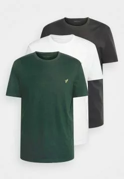 Pier One 3 Pack - Basic T-Shirt - White, Black, Dark Green 14 Pier One 3 Pack - Basic T-Shirt - White, Black, Dark Green -Pier One Shop cb0ef94bb9d04e7684206d4a10c4d311