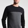 Pier One Sweatshirt - Mottled Dark Grey