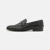 Pier One Leather - Slip-Ons - Black