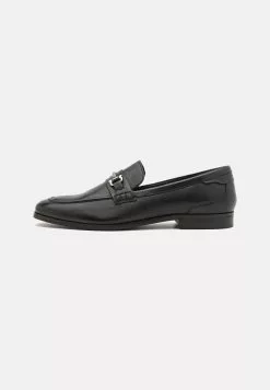 Pier One Leather - Slip-Ons - Black